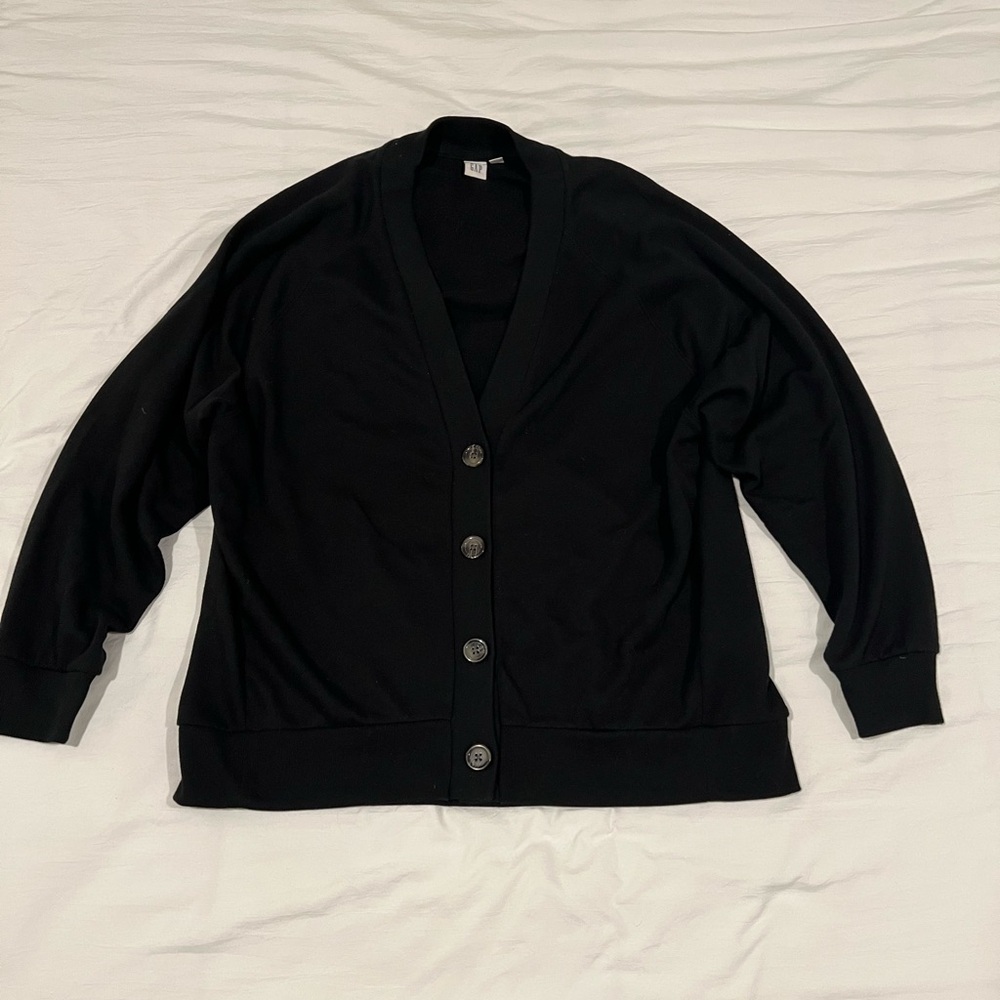 GAP Black Classic Oversized Cardigan